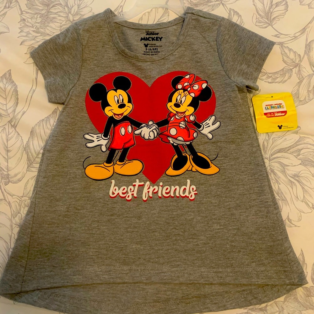 Disney Jr.  Minnie and Mickey shirt